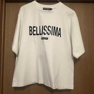 Multicolored crew neck short sleeve boxy t-shirt